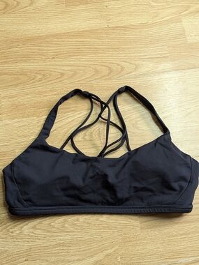 lululemon athletica Black Strappy Sports Bralette